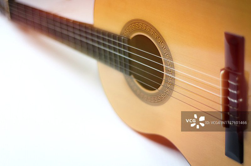 西班牙吉他特写图片素材