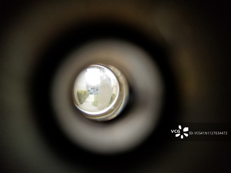 门用安全猫眼图片素材