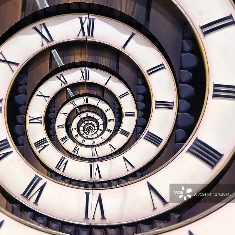 永恒的钟面图片素材