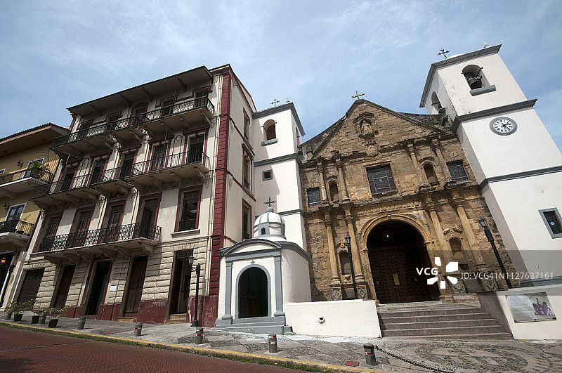 拉梅尔塞德教堂，巴拿马城老城区，中美洲图片素材