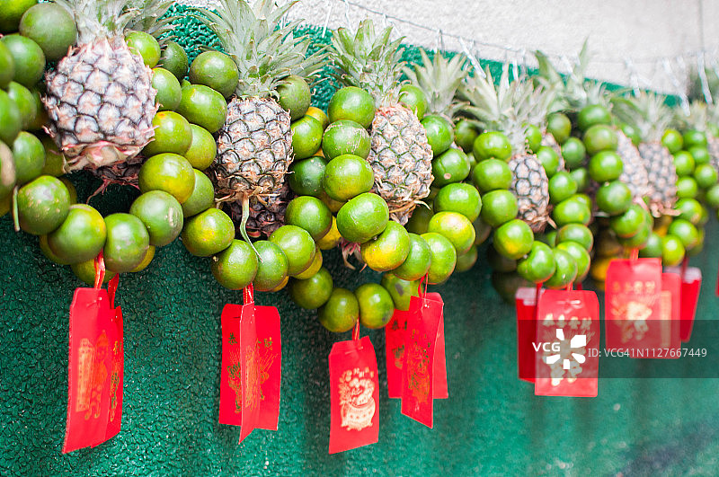 马尼拉岷伦洛区为迎接2019年中国春节所做的市场准备图片素材