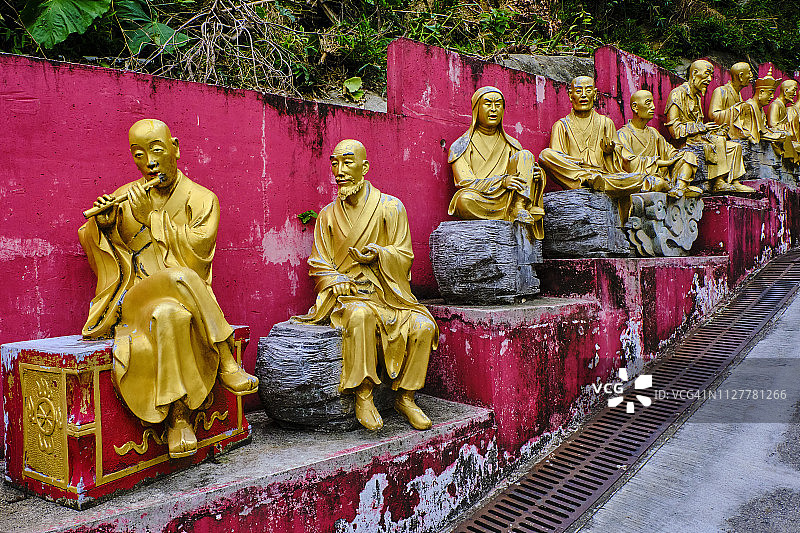 中国香港九龙万佛寺图片素材