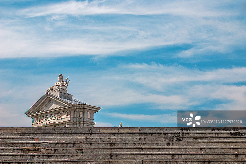 圣维森特圆形广场和台阶图片素材
