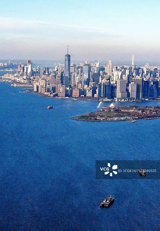 纽约港图片素材