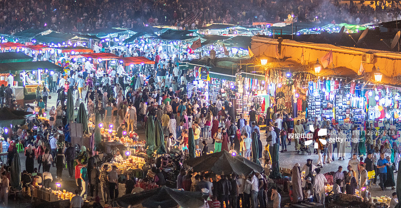 马拉喀什市场广场图片素材
