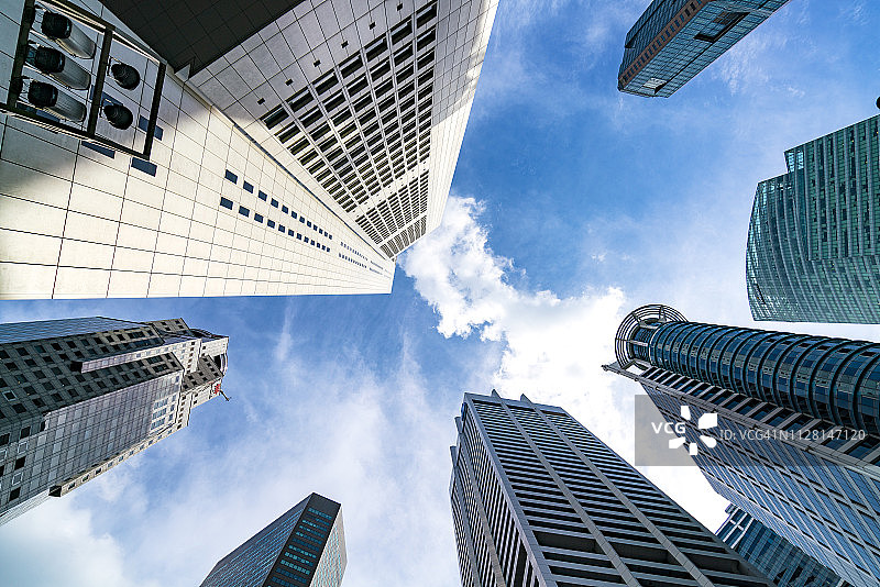 新加坡摩天大楼图片素材