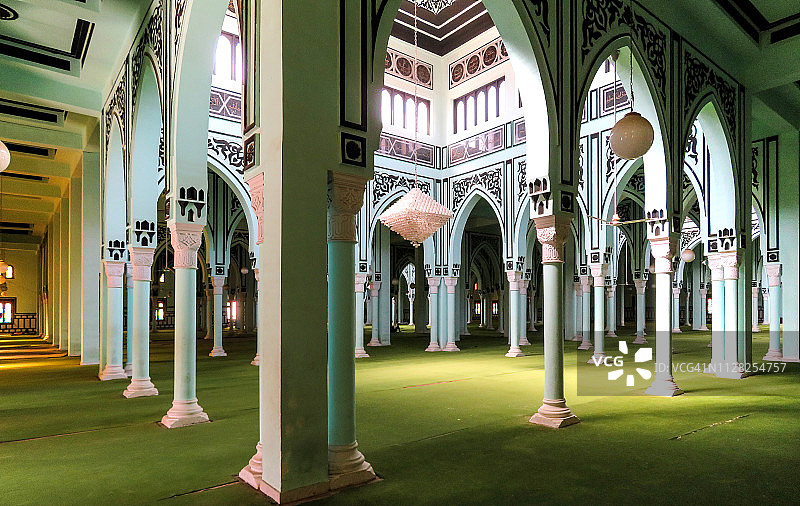 毛里塔尼亚努瓦克肖特沙特清真寺内部图片素材