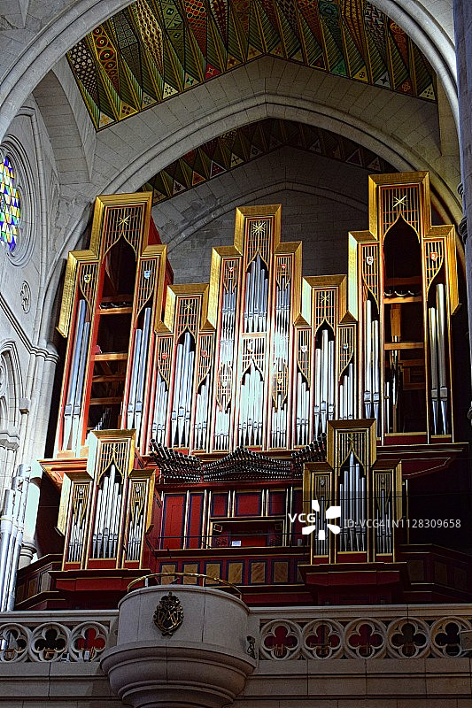 阿尔穆德纳大教堂管风琴图片素材