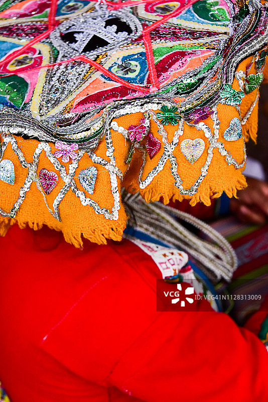 秘鲁女士头饰图片素材