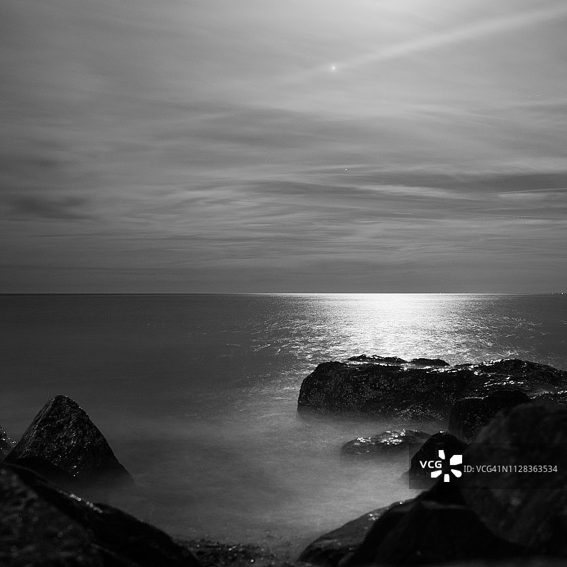 夜晚的长岛海峡 I图片素材