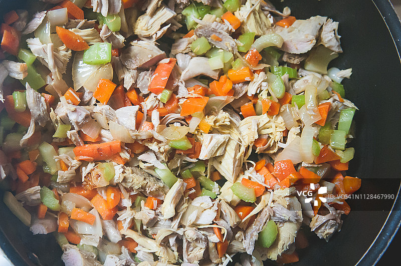 鸡肉馅饼图片素材