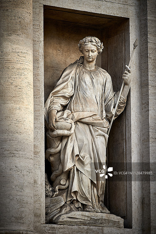 特莱维喷泉细节图片素材