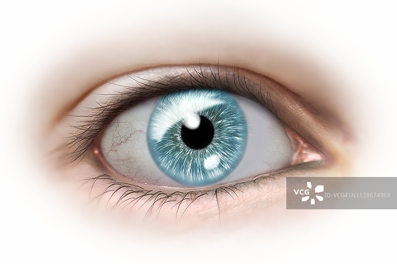 人眼插画图片素材