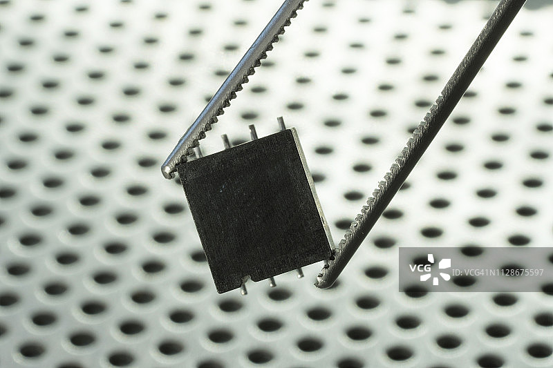 微芯片量子处理器概念图图片素材