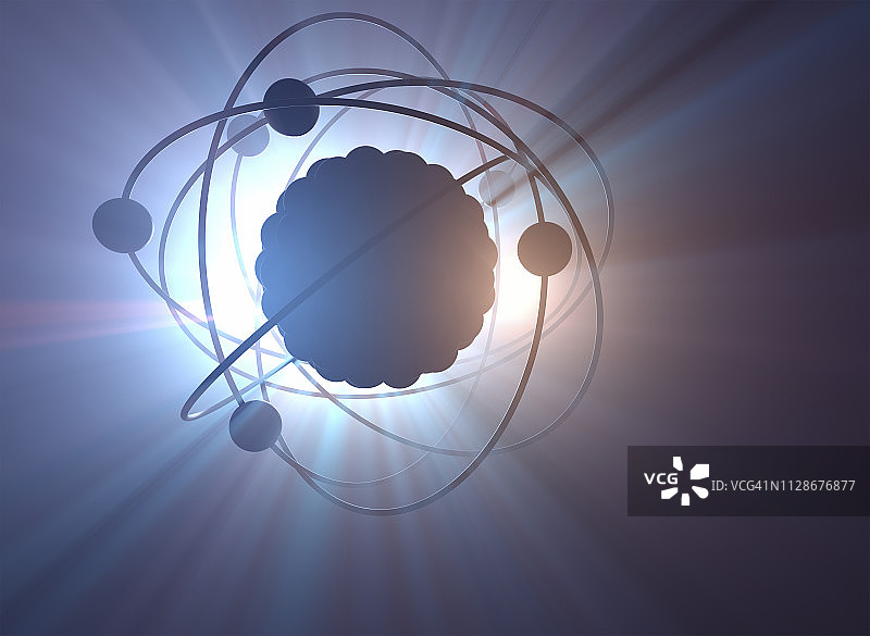 原子结构示意图图片素材