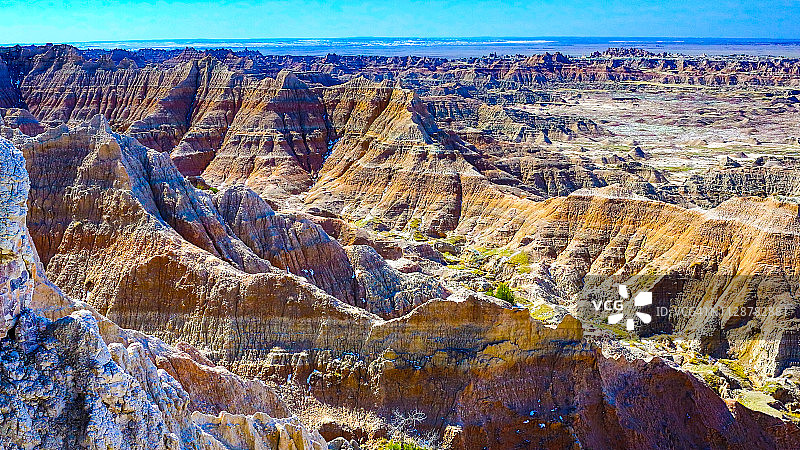 Badlands国家公园，南达科他州图片素材