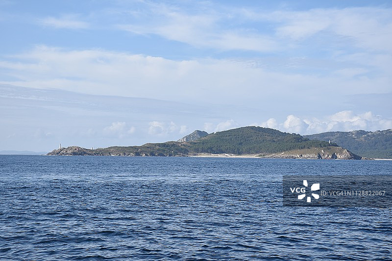 锡德斯岛：令人惊叹的国家海洋公园和海滩天堂图片素材