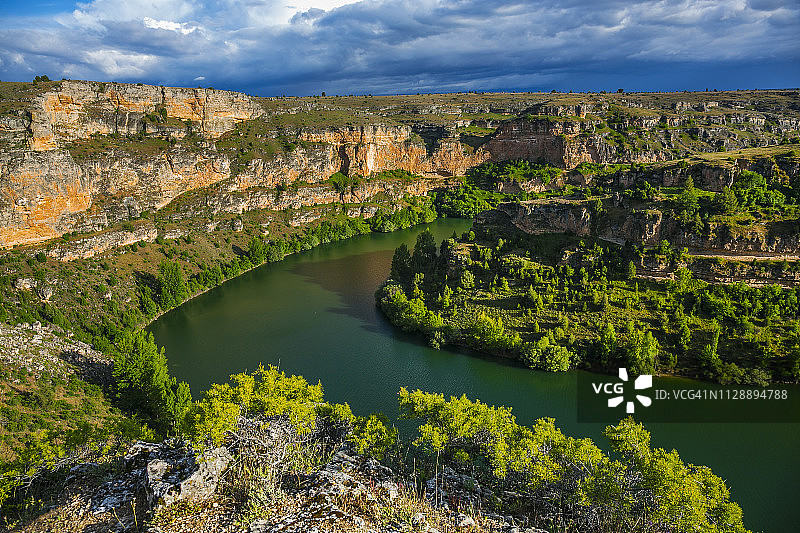 塞戈维亚塞普尔韦达的杜拉顿河峡谷自然公园图片素材