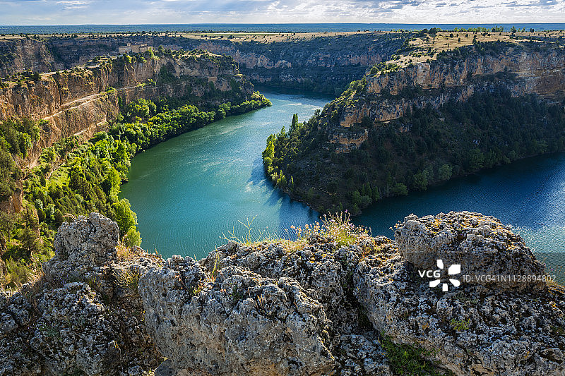 塞戈维亚塞普尔韦达的杜拉顿河峡谷自然公园图片素材
