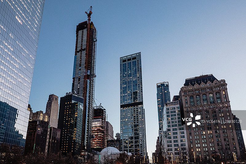 纽约市的建筑图片素材