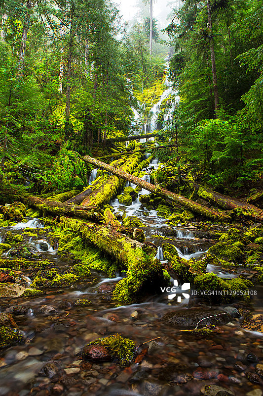 下普罗克西瀑布图片素材