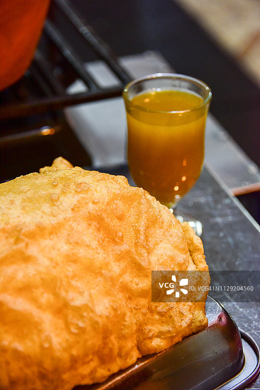 厄瓜多尔奶酪馅饼和卡内拉佐图片素材