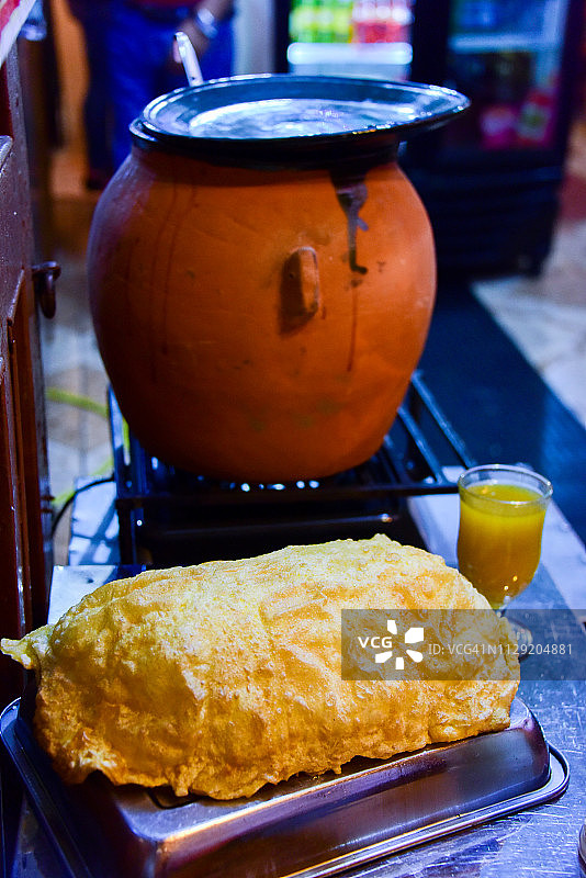 厄瓜多尔奶酪馅饼和卡内拉佐图片素材