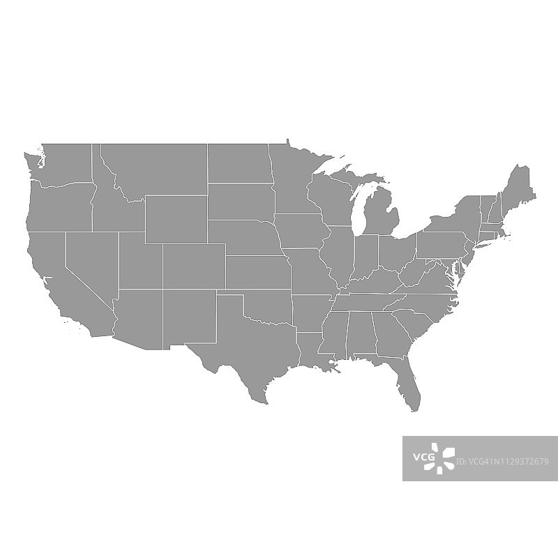 美国地图图片素材