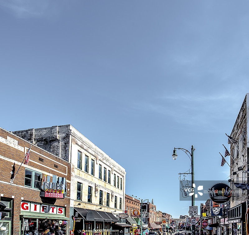 孟菲斯比尔街HDR图片素材