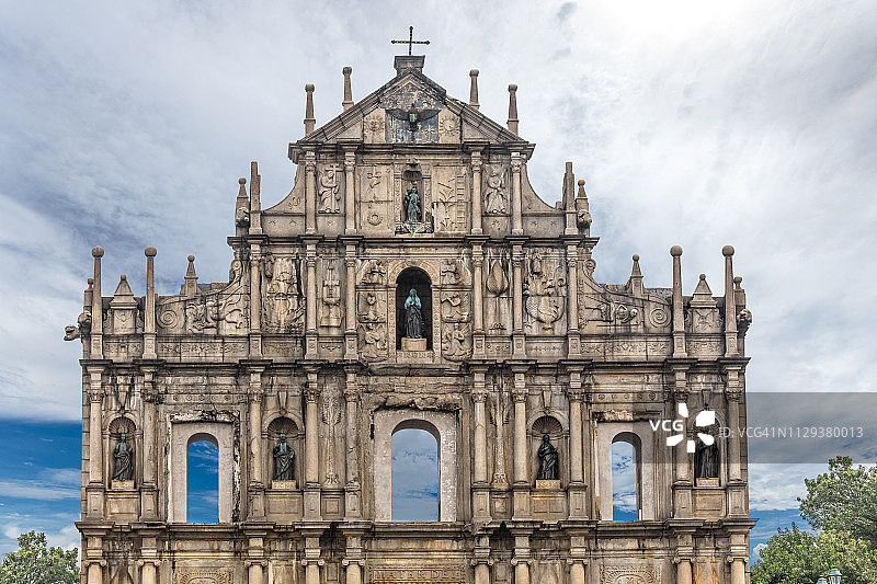 圣保罗大教堂遗址图片素材