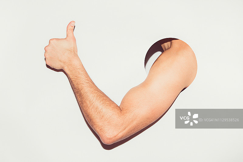 白色背景上的点赞图片素材