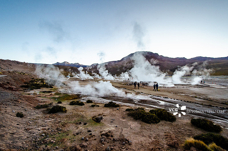 埃尔塔蒂奥间歇泉图片素材