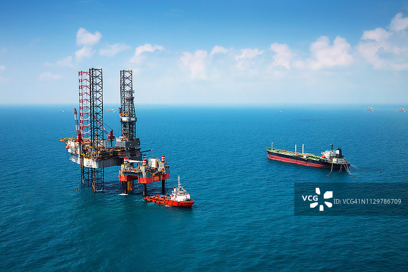 石油平台图片素材