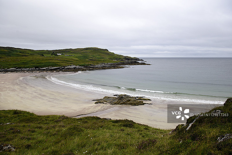 苏格兰克拉什内西海滩图片素材