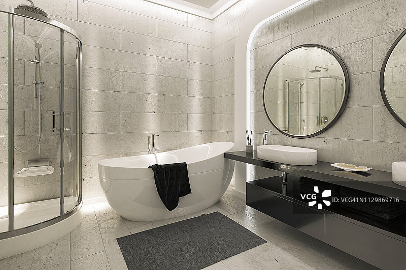 现代浴室图片素材