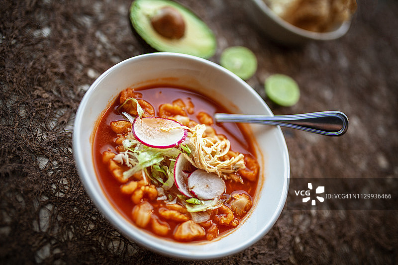 墨西哥波佐莱汤图片素材