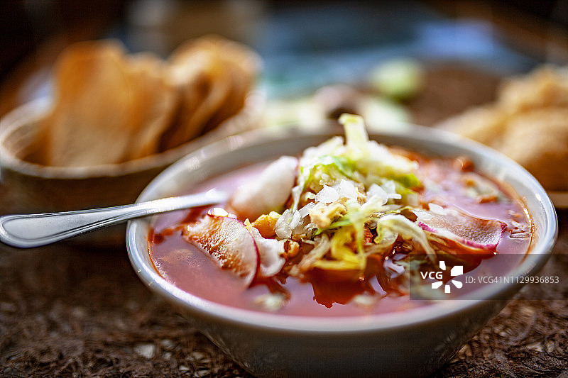 墨西哥波佐莱汤图片素材