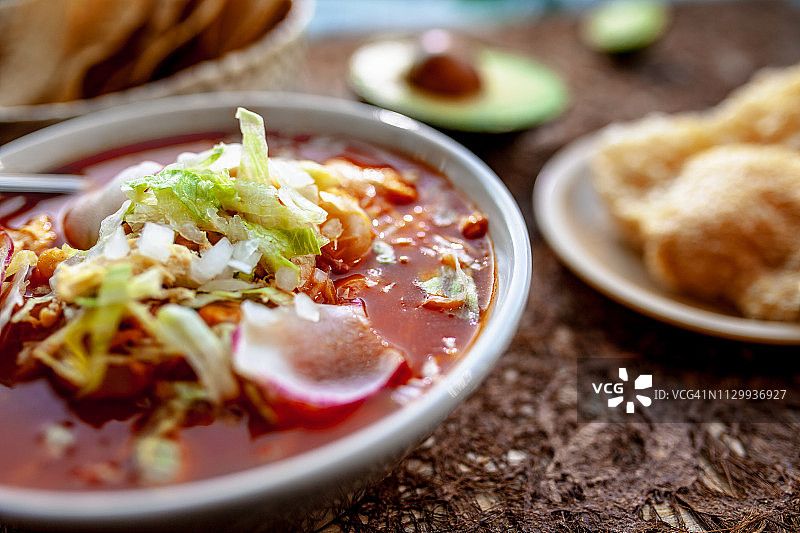 墨西哥波佐莱汤图片素材