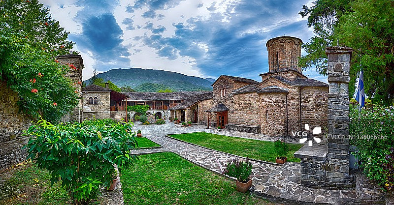 圣母玛利亚教堂全景3图片素材