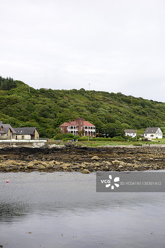 苏格兰阿伦岛基尔多南海滩图片素材