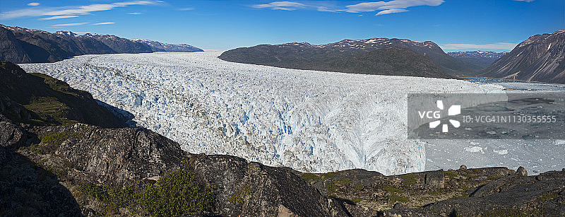 格陵兰纳萨尔苏瓦克伊夸鲁伊特冰川图片素材