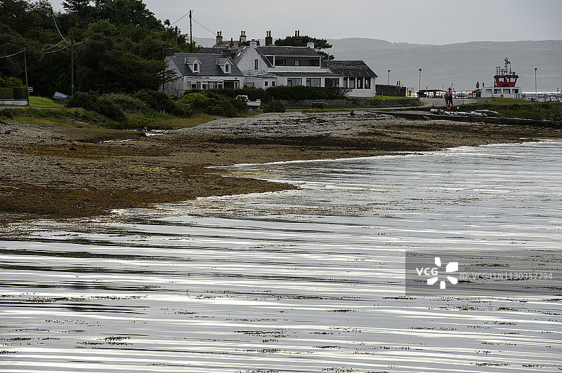 洛克兰萨海岸，阿兰岛，苏格兰图片素材