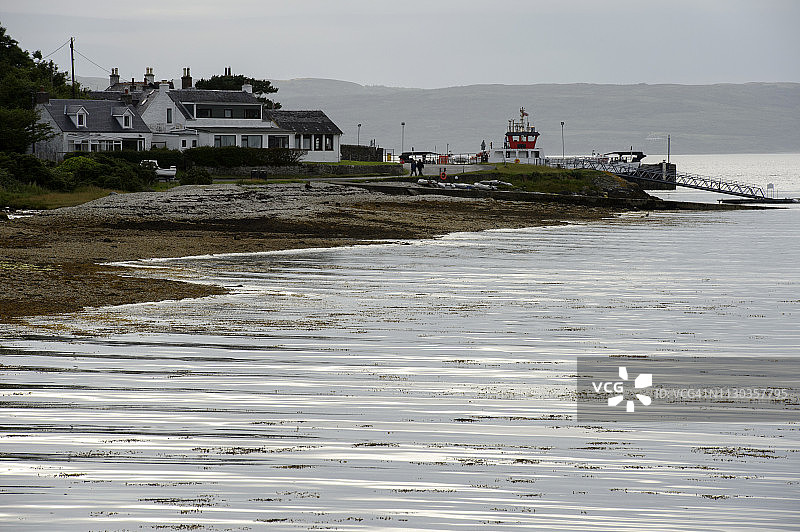 洛克兰萨海岸，阿兰岛，苏格兰图片素材