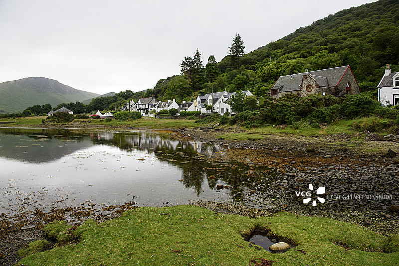 洛克兰萨海岸，阿兰岛，苏格兰图片素材