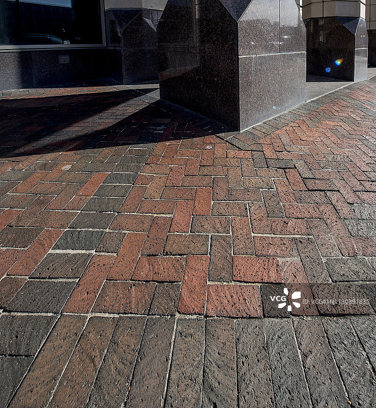 现代建筑外的开放区域图片素材