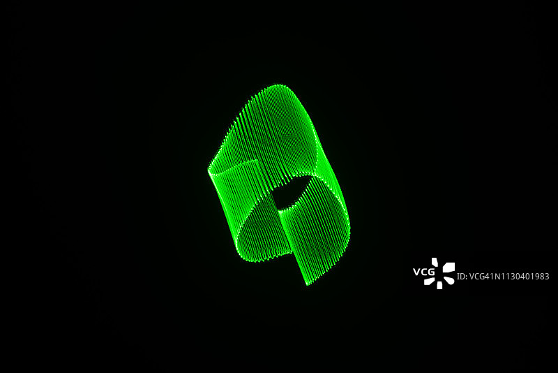 背景上的激光李萨如图形图片素材