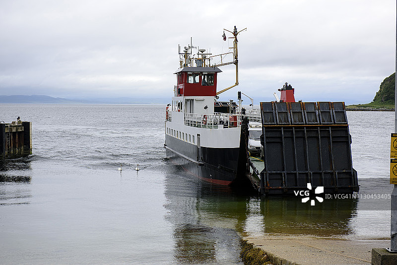 苏格兰阿伦岛洛克兰扎港口图片素材