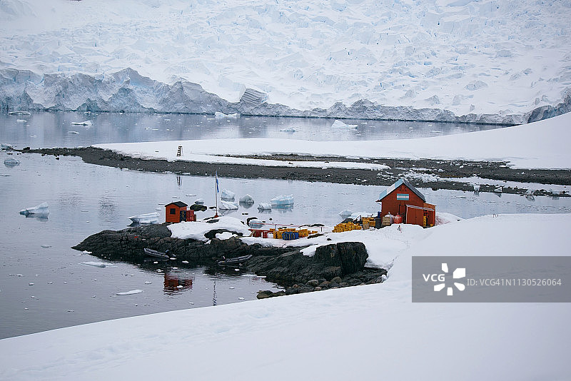 阿根廷春季科考站入口图片素材