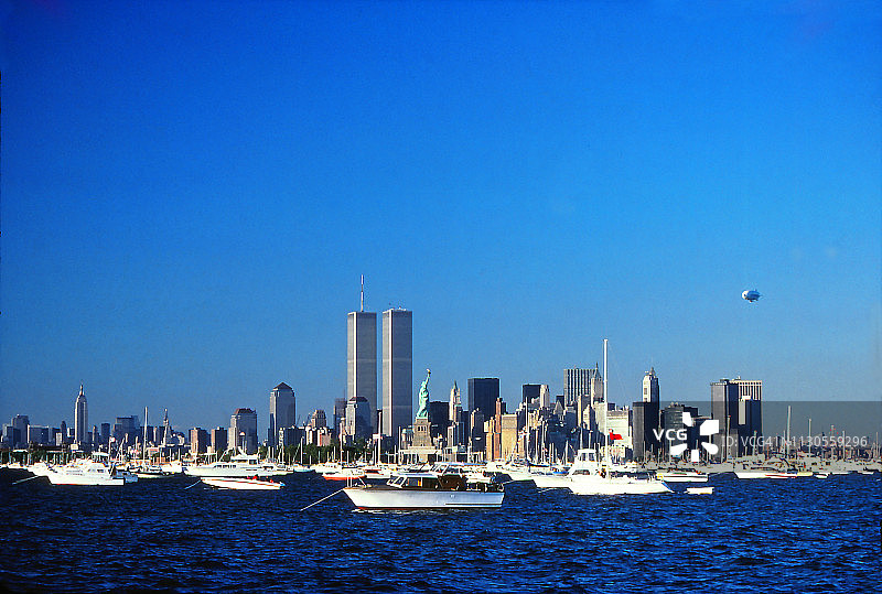 曼哈顿的天际线图片素材