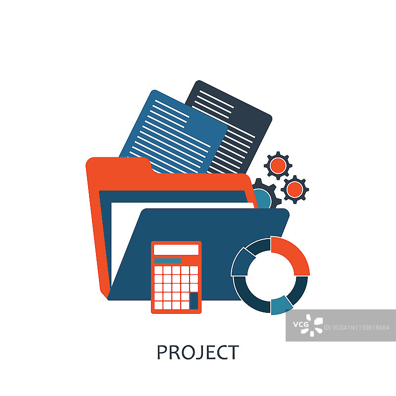 项目管理插图图片素材